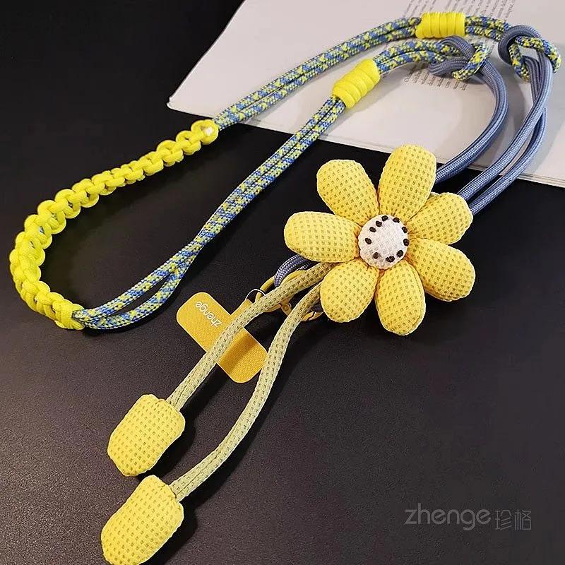 Creative Cartoon Mobile Phone Universal Lanyard Crossbody Long Rope Lanyard Rope Cartoon Decorative Pendant Accessories