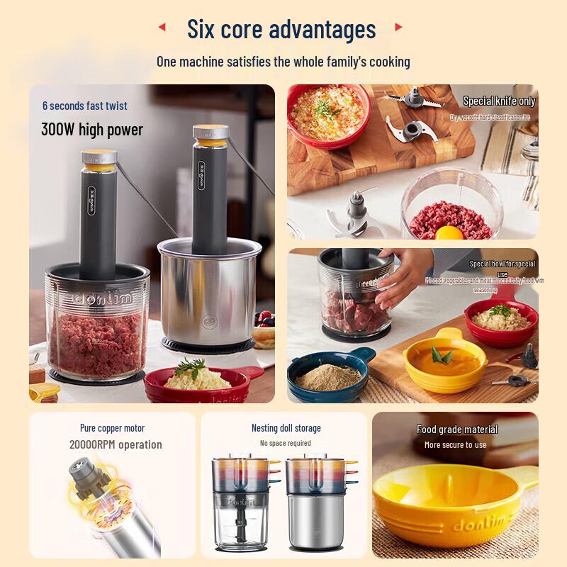Donlim DL-5028 Multi-Function Food Processor CN plug (adapter included)