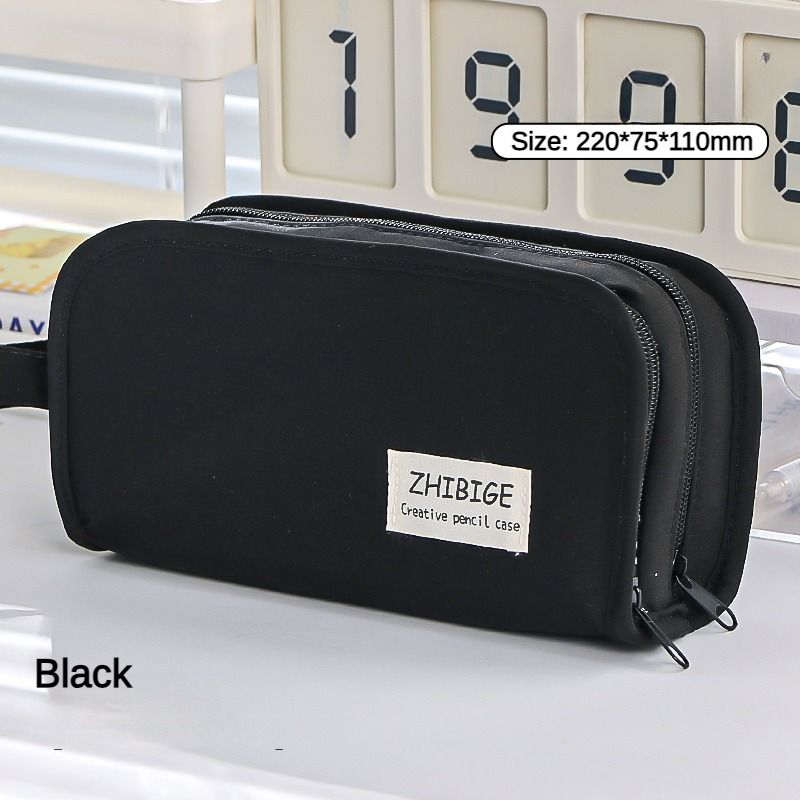 Double Layered Pain Pack Storage Bag with Five Layers for Classified Storage Large Capacity Student Pencil Case