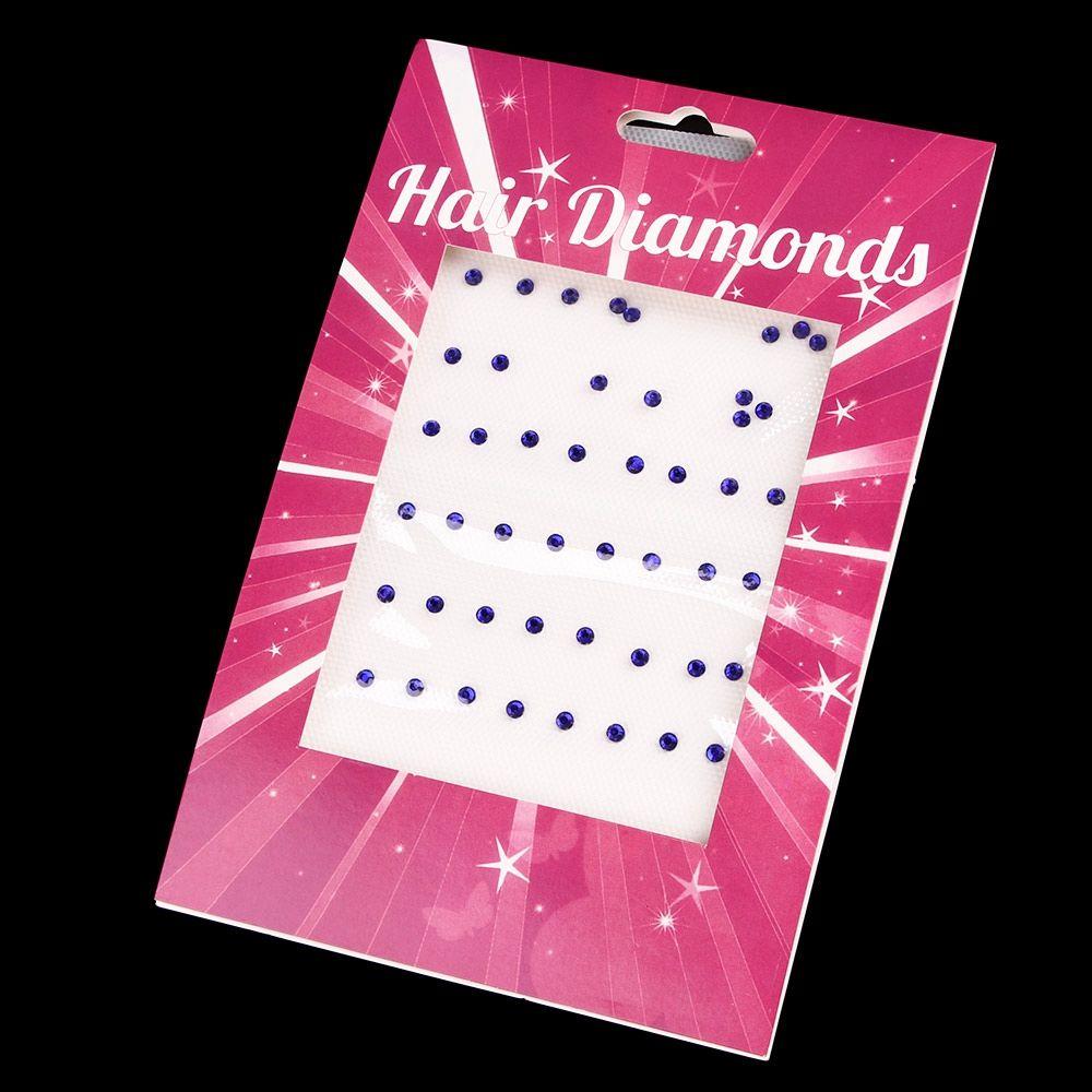 

Женские 2 сумки Стразы Парикмахерская Горячая Сверловка Кристалл Аксессуары для Волос Принадлежности для Причесок синий