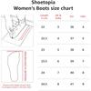 Shoetopia Womens Black Solid Zipper Block Heeled Boots