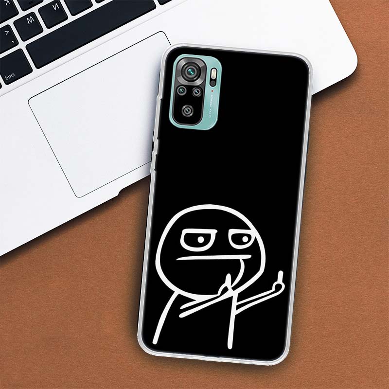Zabawny mężczyzna niż środkowy palec etui na telefon dla Xiaomi Redmi 12 12C 10 10C 10A 9T 9C 9A 9 8 8A 7 7A 6 6A K20 K30 K40 Pro S2 Fundas