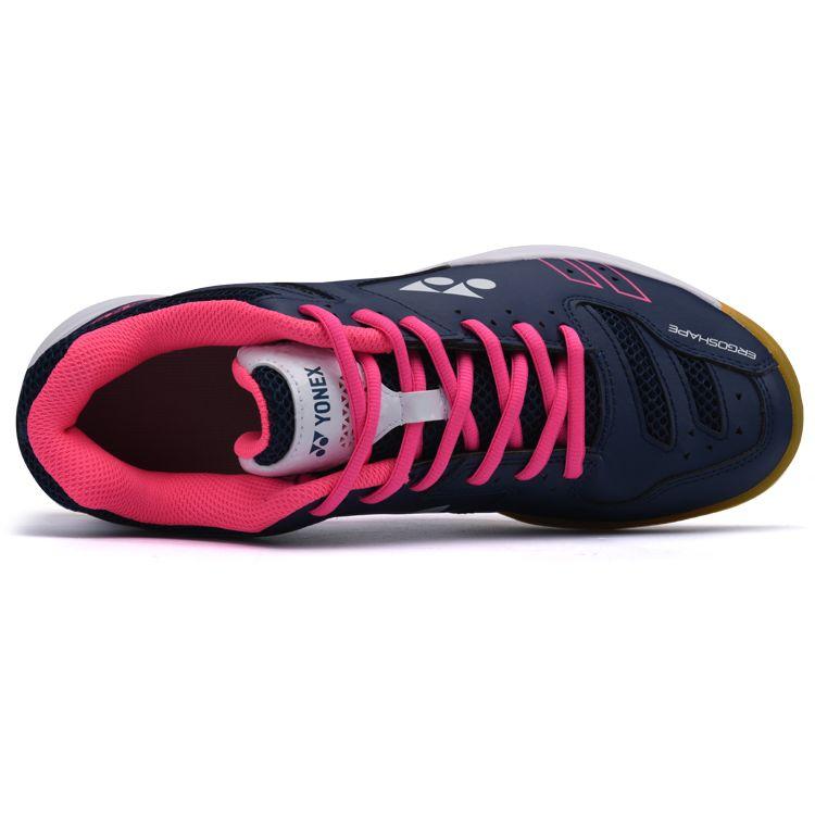YONEX Scarpe da Badminton Power Cushion 210Cr Basse Unisex Blu Navy Rosa SHB210CR-675