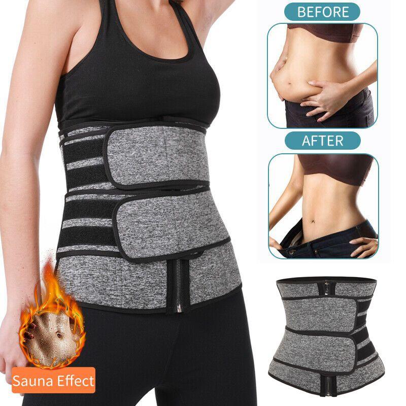 Trainer Waist Women Neoprene Sauna Belt Sweat Body Shaper Tummy Slimmer Control