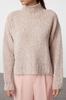 Women's Elegance Style Sweater Powder Soft Textured Cotton Knitwear Sweater