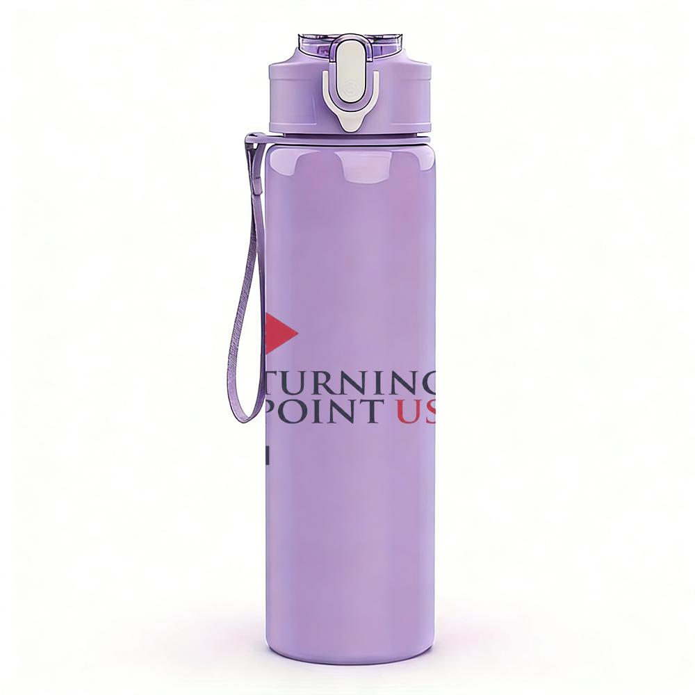 1PC Running Rabbit Minimalist Line Art Print 750ml Portable Sports Water Bottle Leakproof Gym Outdoor Travel Drink Cup