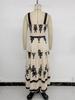 2026 Retro Ethnic Vacation Dress: European & American Spaghetti Strap Style