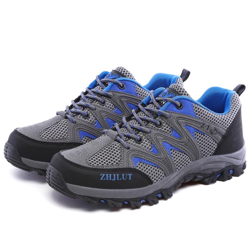 Spring/Summer Outdoor Hiking Shoes: Breathable Shock-Absorbing Casual Sneakers for Couples