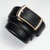 New Men's Genuine Leather Belt, Business Automatic Buckle Belt, Alloy Belt Inside