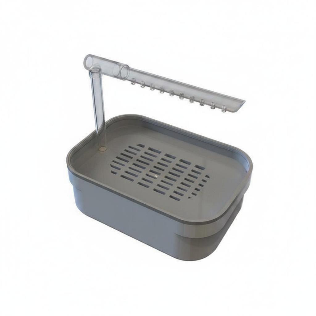 Automatische Vogel-Duschwanne Zirkulierendes Wasser Papageien-Badebecken USB-betrieben Badewanne für Papageien, Wellensittiche Vogelbad