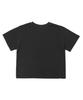 MATCHGLOBE Rose Circle Crop Top (Black)