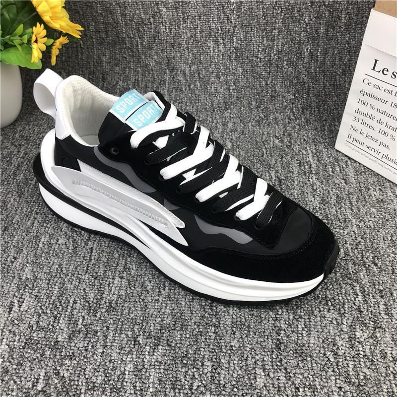 Spring new waffle shoes casual sports dad shoes trendy spirit guy gmd 38 чёрный