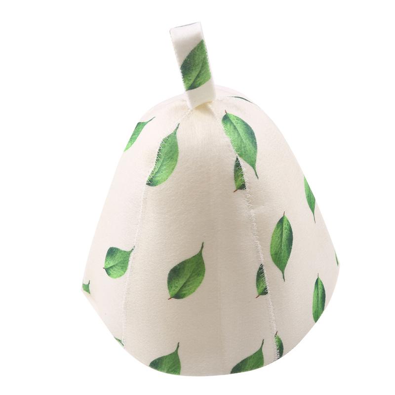 Svartvit Mode Dam Bastuhatt Huvudskydd Bad Anti Värme En Storlek Rysk Stil Duschmössa Bastuhatt Ny Stil