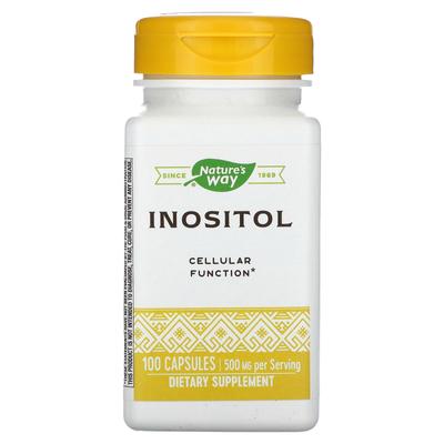 Nature's Way, Inositol, 500 mg, 100 cápsulas