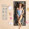 Zebra Stripes pattern Towel for Family stuffs friends Gifts Quick-Dry Sand free For Bath Yoga Tourism Beach Camping Swimming GYM