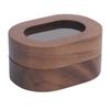 Ring Storage Box Vintage Walnut Wood and Soft Sponge Proposal Ring Holder for Wedding Or Festival Magnetic Closure