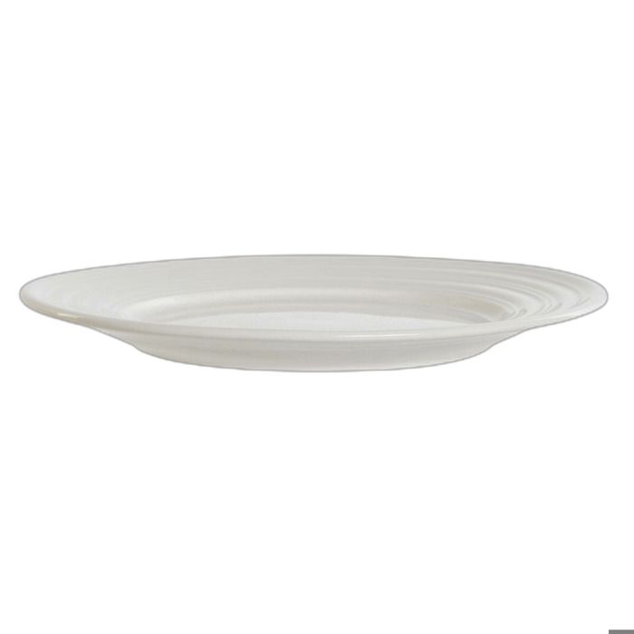 Assiette Plate - DKD Home Decor - Blanc - Porcelaine - Lot De 4 - Dimensions 19x19 Cm