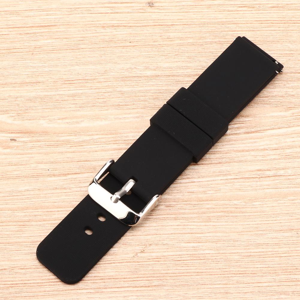 Silicone Watchband Watch Strap 20mm Quick Release Spring Bar Accessory for Amazfit Moto s1 20mm
