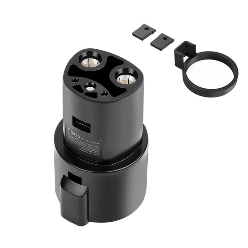 Xiaomi Heavy Duty J1772 Type 1 To Tesla EV Charger Adapter Gun Type Charging Socket for Tesla Model 3 Y X S Electric Car Parts