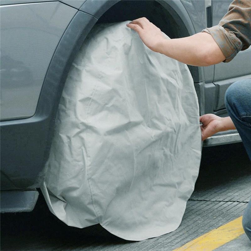 4pcs Wheels Case Protector Bags Car Heavy Duty RV Wheel Tire Covers Exterior Accessories For Truck Trailer Camper Motorhome