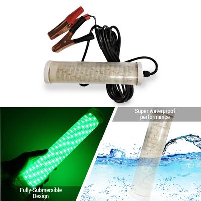 12V 120/150 LED Luz de pesca submersível Lâmpada subaquática para localização de peixes