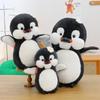 Cute backpack penguin doll plush toy girl bed sleeping doll warm heart to accompany girlfriend birthday gift