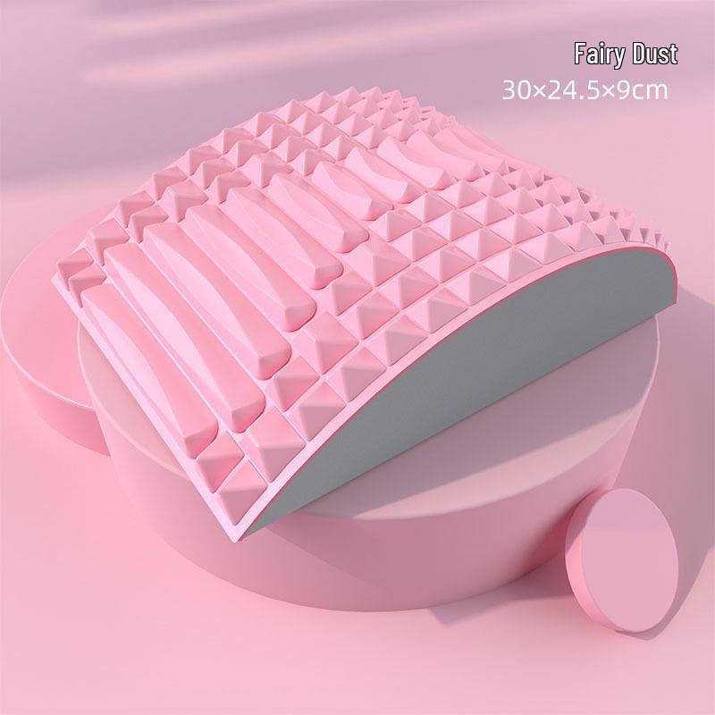 Lumbar Support Cushion for Back Stretching and Relaxation