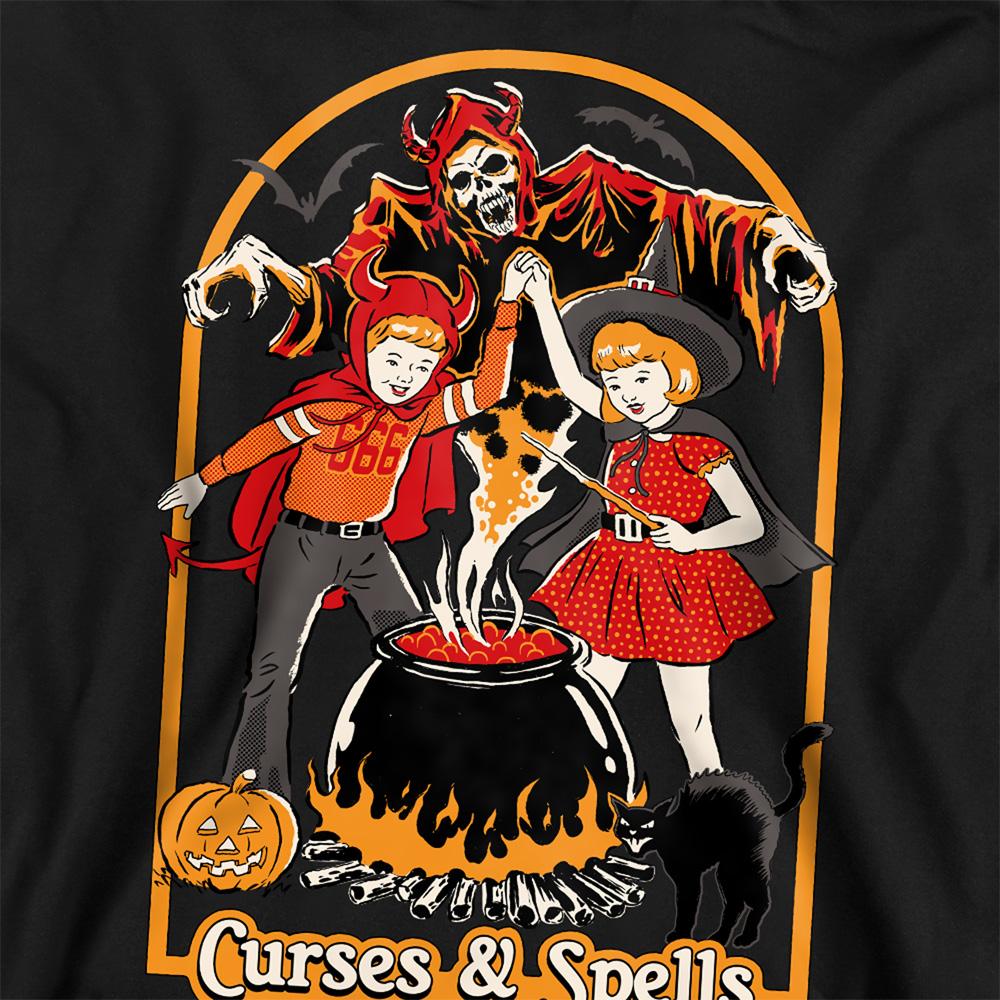 Steven Rhodes Unisex Adult Curses & Spells For Kids Sweatshirt