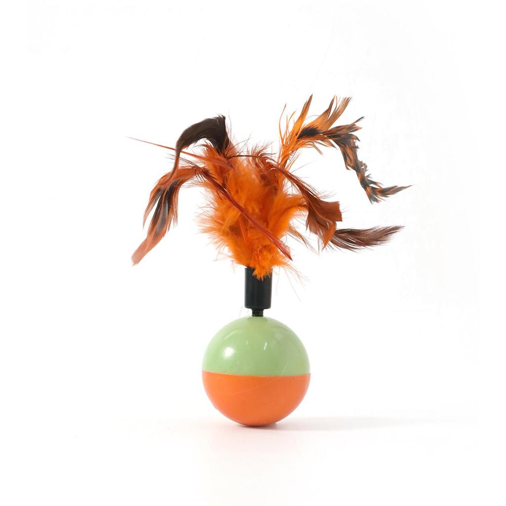 Pipi Tao Original Bee Roly-Poly Cat Teaser Toy with Stick