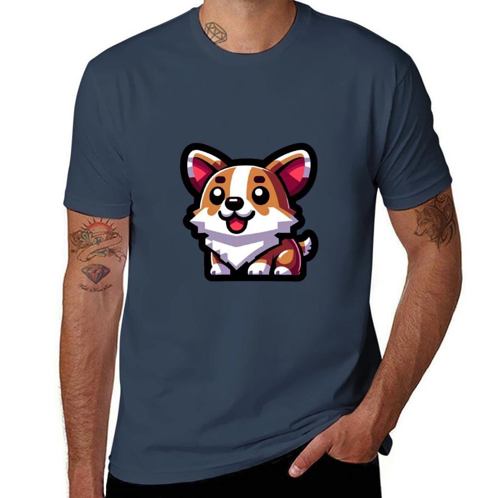 Cute Little Corgi Tshirt Unisex T Shirt Luxury T Shirts For Unisex Graphic Tees Tshirt