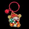 Creative The God of Wealth Keychain Lucky Chinese Style Keyring The God of Fortune Pendant  Unisex