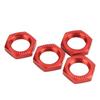 4PCS 17mm Aluminum Alloy Wheel Hex Hub Nut for 1Celsius8 RC Model Car Upgraded Accessory