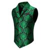 Męska kamizelka w paisley w stylu wiktoriańskim, steampunkowy gorset, dopasowana, z kołnierzykiem, formalna, codzienna, retro, elegancka, na zamówienie
