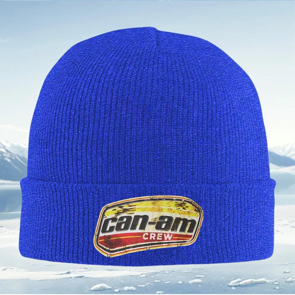 Badge with a Stylized Letter Unisex Women Unisex Knitted Hat Beanie Pullover Cap Winter Thermal Warm Christmas Outdoor Cycling Hiki