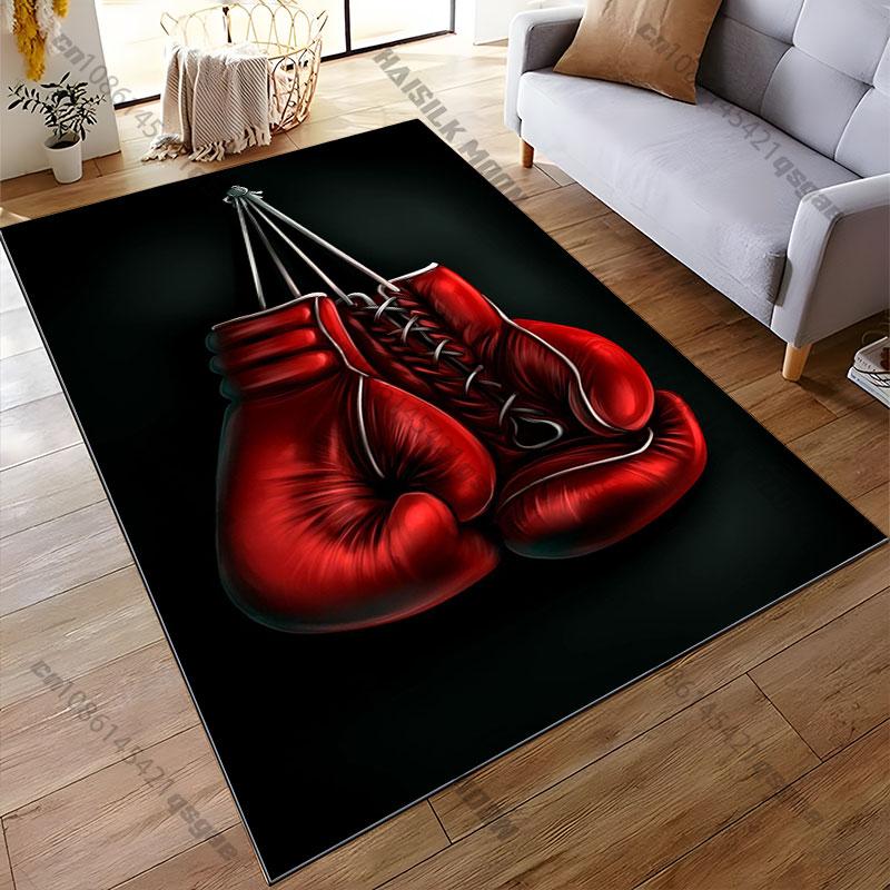 Red boxing gloves hanging carpet Yoga living room room decor children's crawling mat doormat area rug games mat