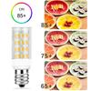 DiCUNO E12 base LED light bulb, 4W (equivalent to 40W incandescent bulb), 400lm, warm white (3000K), ceramic base, full beam angle, energy-saving,