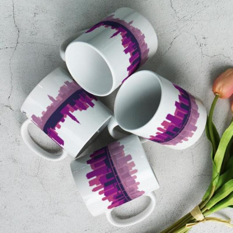 Design Mug 4-piece - Miami, USA Travel Mug_pj627