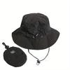 1pz Cappello da Pescatore da Viaggio per Esterno - Cappello a Secchiello Pieghevole Leggero Protezione Solare, Portatile e Riponibile Cappello per Escursionismo Stagione Unica per Campeggio, Spiaggia