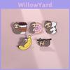 Unique And Playful Sloth Metal Badge Adorable Enamel Pin Quirky Coffee Donut Banana Design Creative Decoration For All