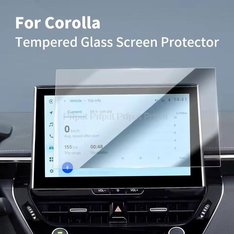 Tempered glass For Toyota Corolla Cross 2023-2026 10.5 inch infotainment radio LCD gps Navigation Screen protector