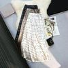Seoulish Vintage Polka Dot Satin Mermaid Skirts for Women 2026 New Spring Summer High Waist Casual Mid Length Women's Skirts