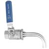 NPT 1/2in 304 Stainless Steel Ball Valve Set Hardware Fittings Home Brewing Accessory