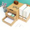 1pc Three Layers Drawers Office File Storage Box,stationery &magazine&File High Quaity Storage Drawer Organiser.