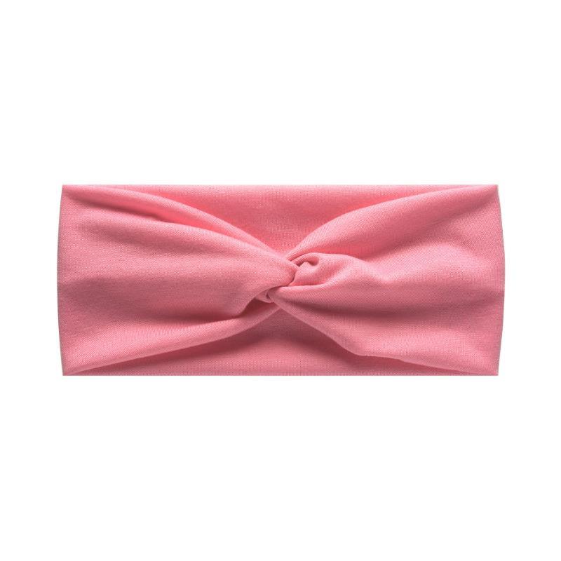 Women Knotted Sports Headband Soft Non Slip Elastic Sweatband for Yoga Pilates Running Dance Office Daily Hair Accessories