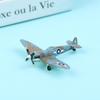 Doll House Mini Alloy Assembly Airplane Model Photo Scene Decoration Assembly Toys
