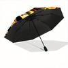 1pc Yin Yang Dragon Phoenix Auto-Open Close Umbrella: Portable Folding Design, 8-Bone Iron Frame, Outdoor, Festival Gift for Fans, Travelers, Dai