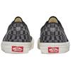 Vans Authentic Mens Low Top Canvas Shoes Black Gray VN000D7YBLK