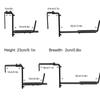 Planter Box Brackets Adjustable Window Box Brackets Sturdy Heavy Duty Planter Box Holder Reusable Window Box