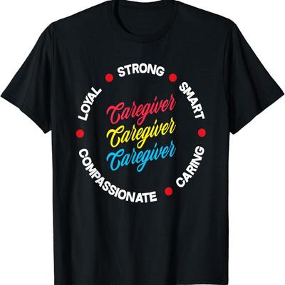 Pride Pflegeperson Eigenschaften Lustiges T-Shirt - Herren Sommer Baumwolle Grafik T-Shirt