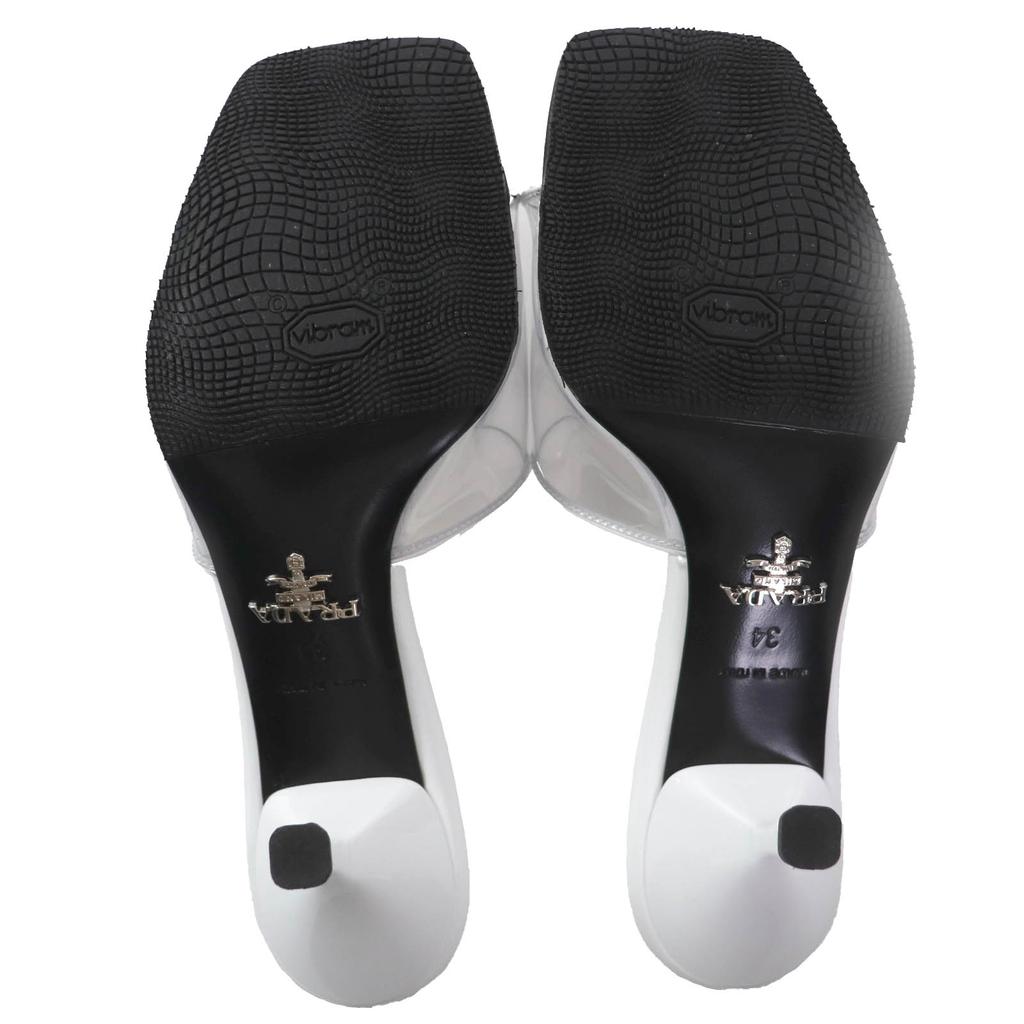 Excellent PRADA Sandals white leather Women 34 Used